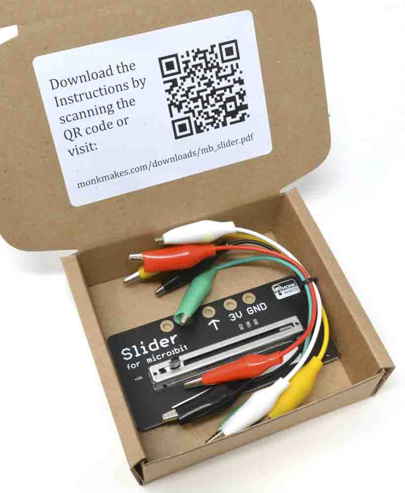 sku00085 Monk Makes SKU00085 BBC Micro:bit Add-on Slider for Micro bit