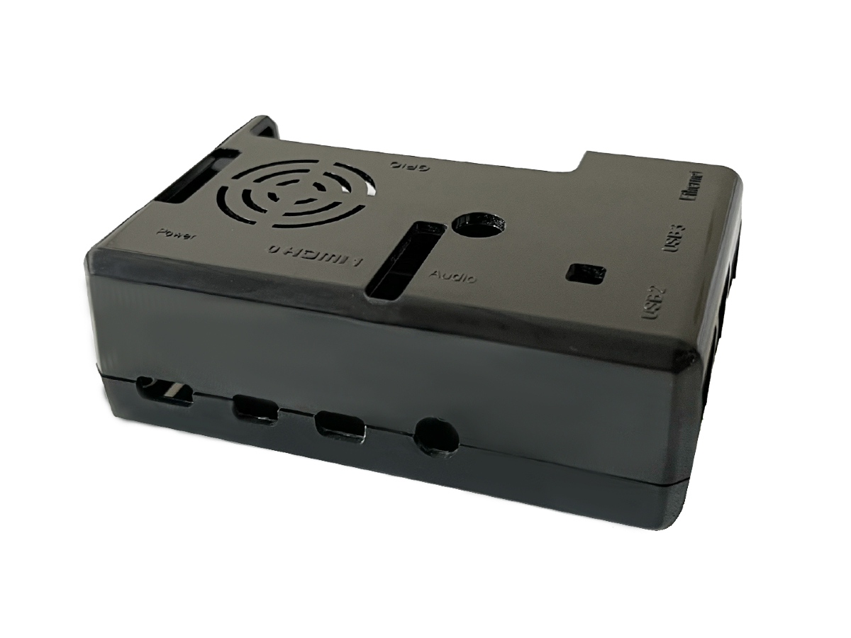 SB COMPONENTS LTD ROCK SBC Case for use with ROCK 4C+ and ROCK 5A Single Board Computers, Black