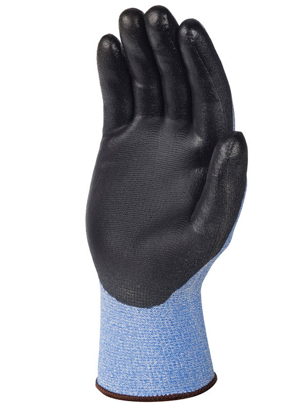 sky90 Skytec Trigata Blue Polyurethane Work Gloves, Size 8, Polyurethane Coating