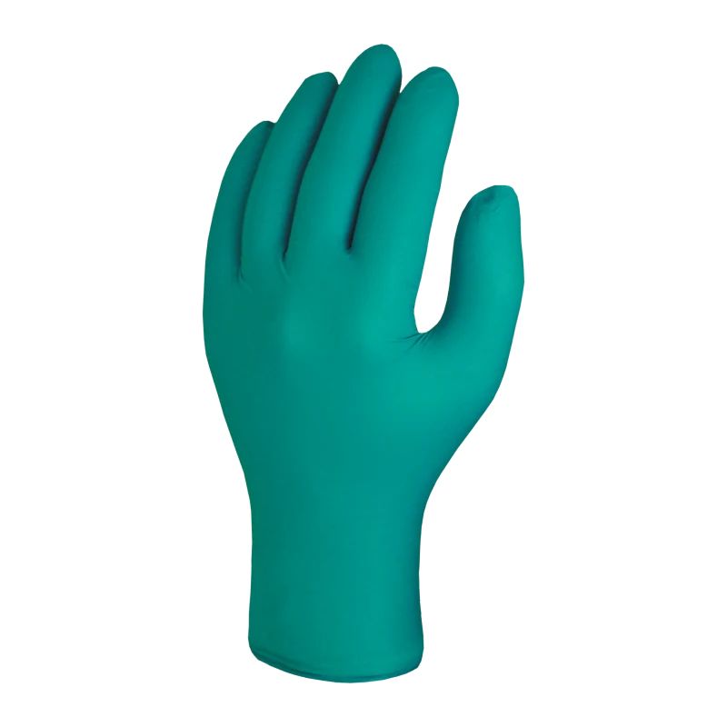 Skytec TEAL Green Nitrile Disposable Gloves, Size S, 100 per Pack