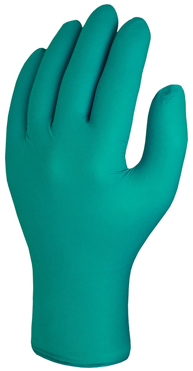 Skytec TEAL Green Nitrile Disposable Gloves, Size L, 100 per Pack