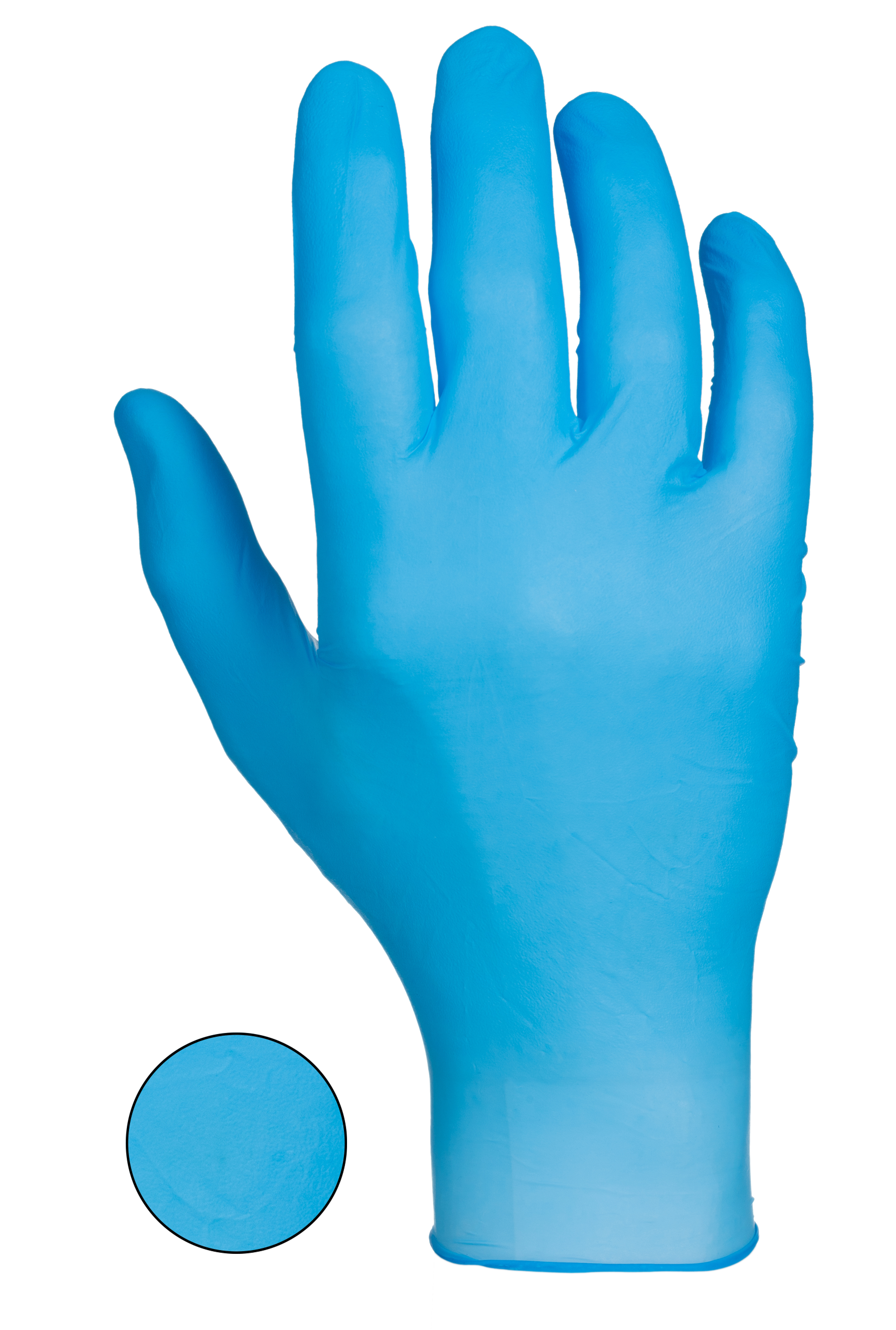 skyutah Skytec UTAH Blue Nitrile Disposable Gloves, Size S, 100 per Pack