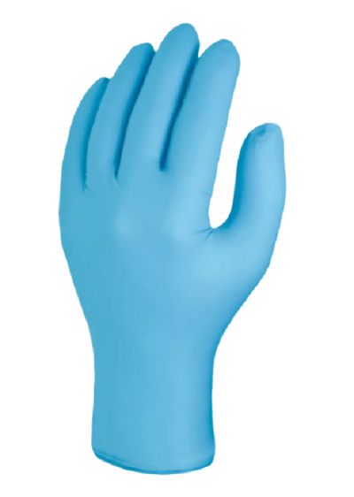 Skytec UTAH Blue Nitrile Disposable Gloves, Size M, 100 per Pack