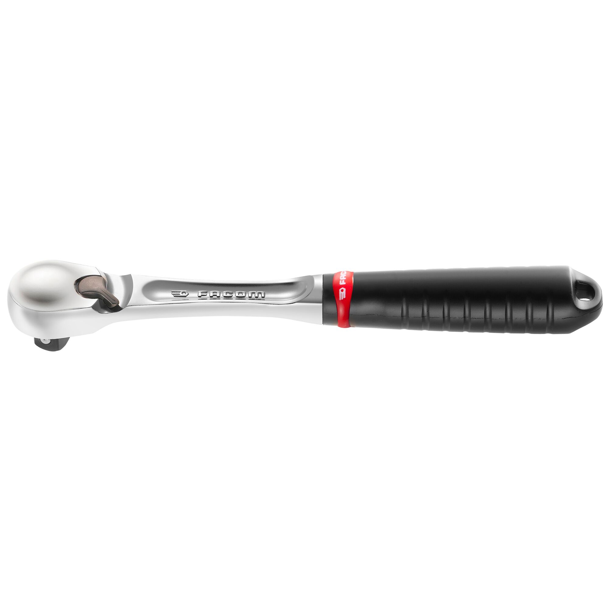 Facom SL.161 1/2 in Ratchet with Ergonomic, Comfort Grip Handle, 262mm Overall