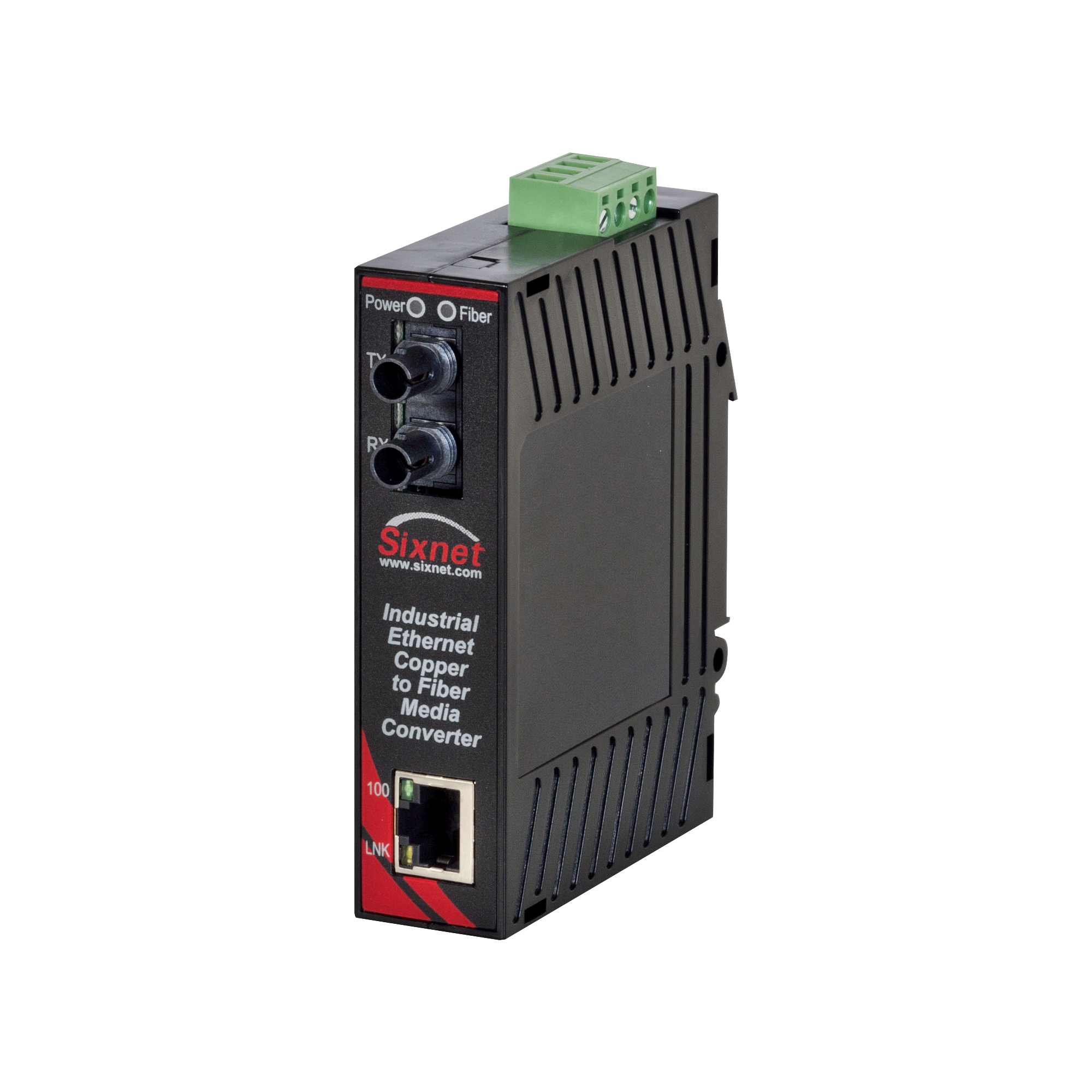 N-Tron RJ45 Media Converter, Multimode, 100Mbps, Full Duplex 4 km