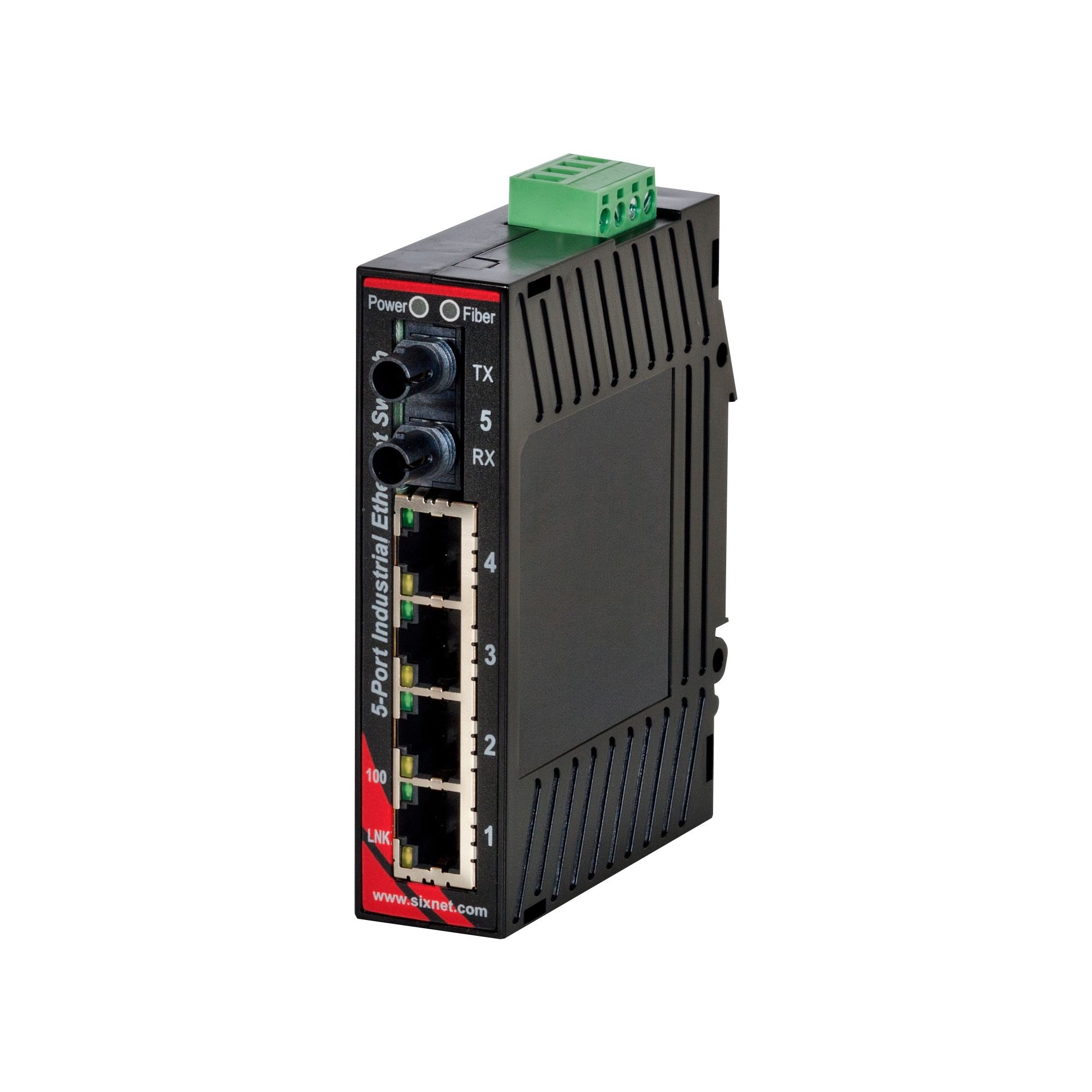 N-Tron SL-5ES Series DIN Rail Ethernet Switch, 4, 100Mbps Transmission, 10/30 V dc