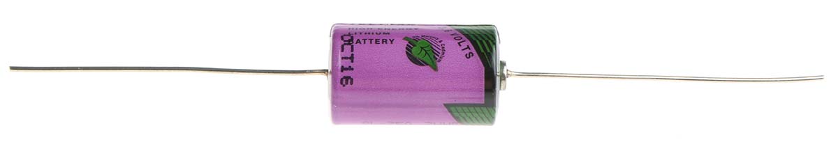 Tadiran Lithium Thionyl Chloride 3.6 V 1/2 AA Battery, 1.1 Ah, 14.7 mm
