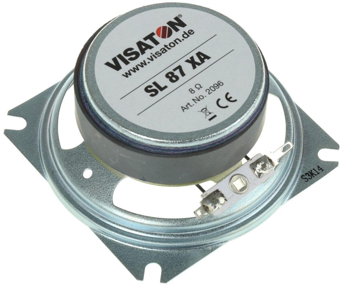 sl-87-xa-8-ohm Visaton 85.5 mm dia, 30W Full Range, 8 Ω, 350 Hz 5.8 kHz