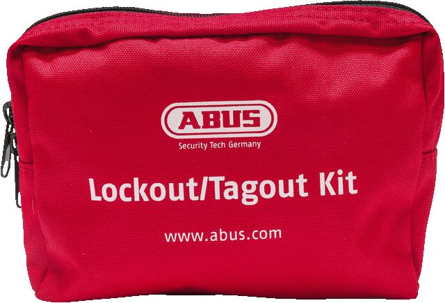 ABUS Red Lockout Kit Polyester Lockout Bag