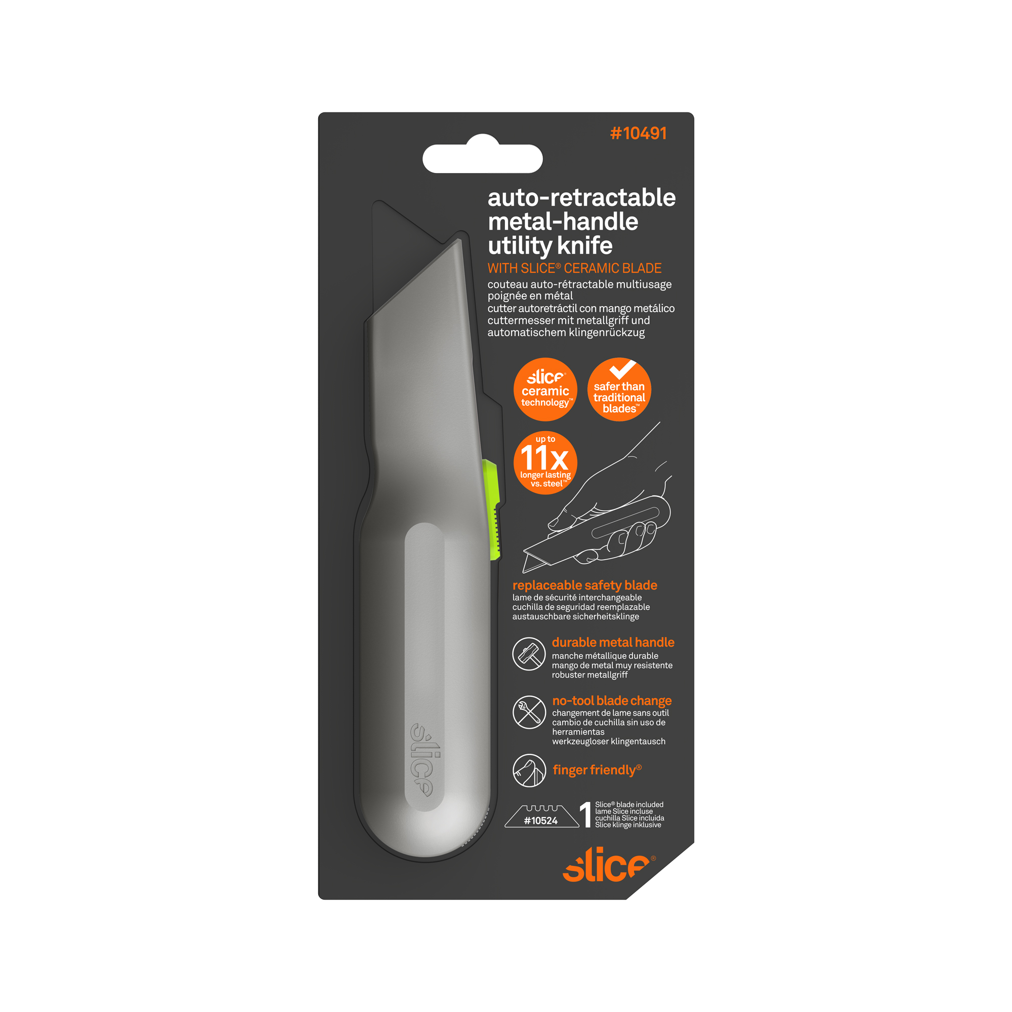 sl010491 Slice Knives with Deburring Blade Retractable 23.8 mm