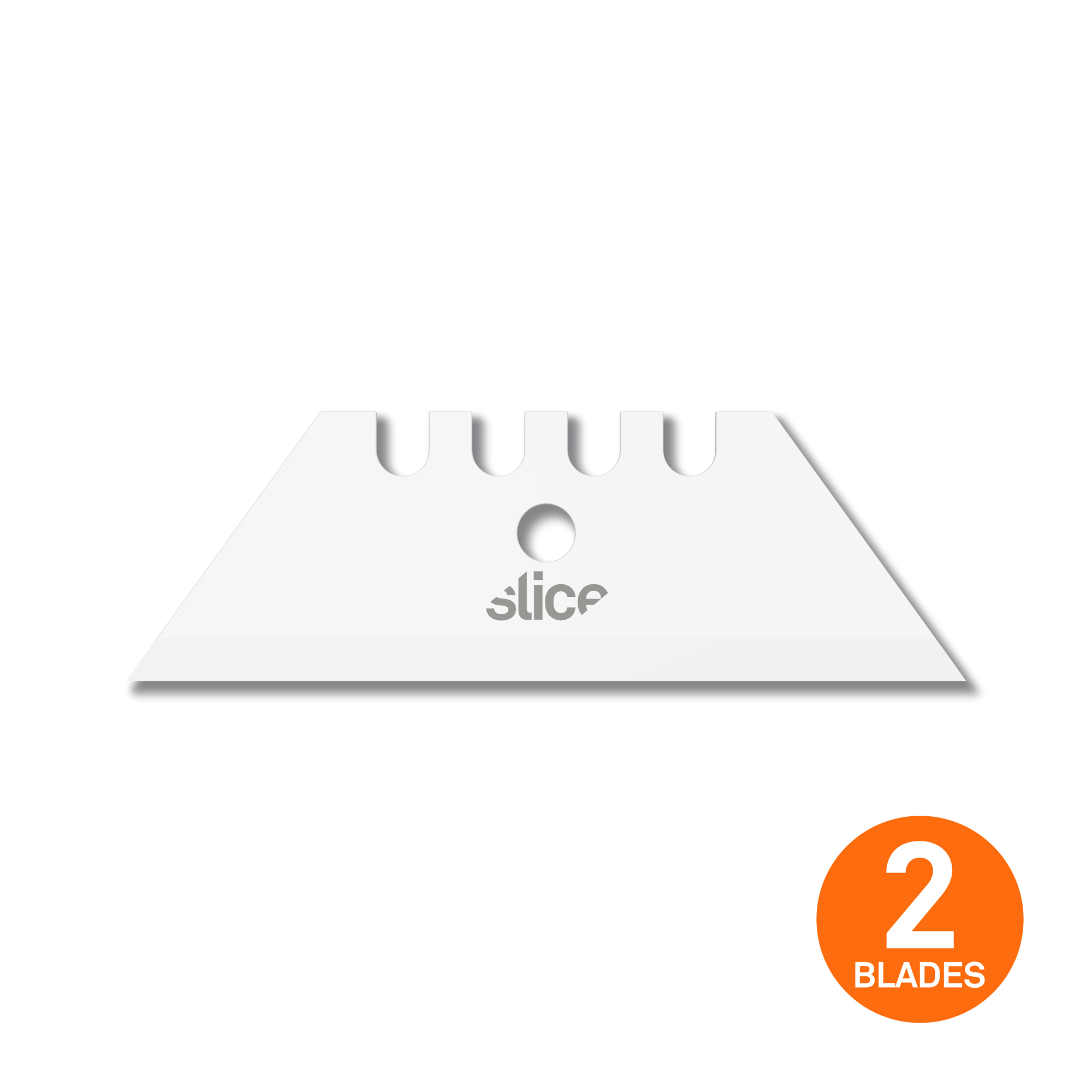 Slice Zirconia Toughened Alumina Trapezoid Cutter Blade, 61.7 x 18.7 x 0.7 mm 18.7 mm, 2 per Package