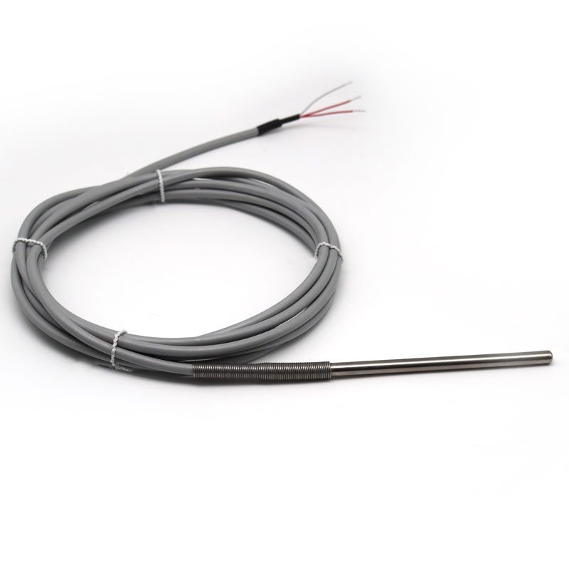 Prosensor RTD Temperature Sensor 6 mm Dia, 100 mm Long, 3 Wire, Class A 180 °C Max
