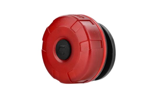 Coast LED Safety Torch Red Rechargeable, 35 mm
