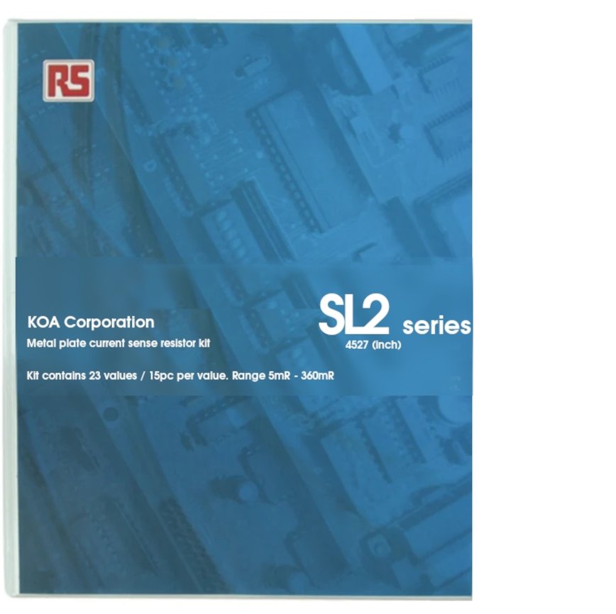 KOA, SL2 Current Sensing, Surface Mount 23 Resistor Kit 345, 5 → 360 mΩ