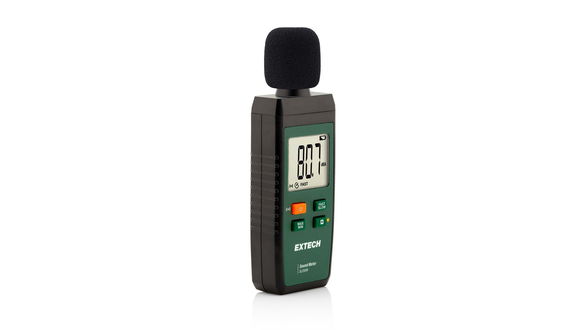 Extech  SL250W  Sound Level Meter 30 dB to 130 dB 8 kHz max