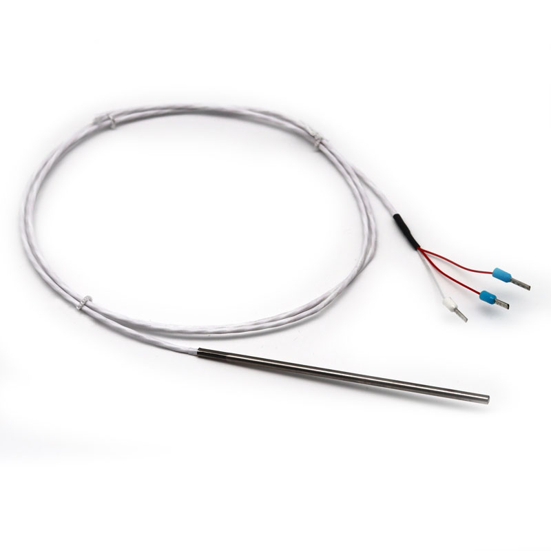 Prosensor PT100 Temperature Sensor 3 mm Dia, 100 mm Long, 3 Wire, Class A 250 °C Max