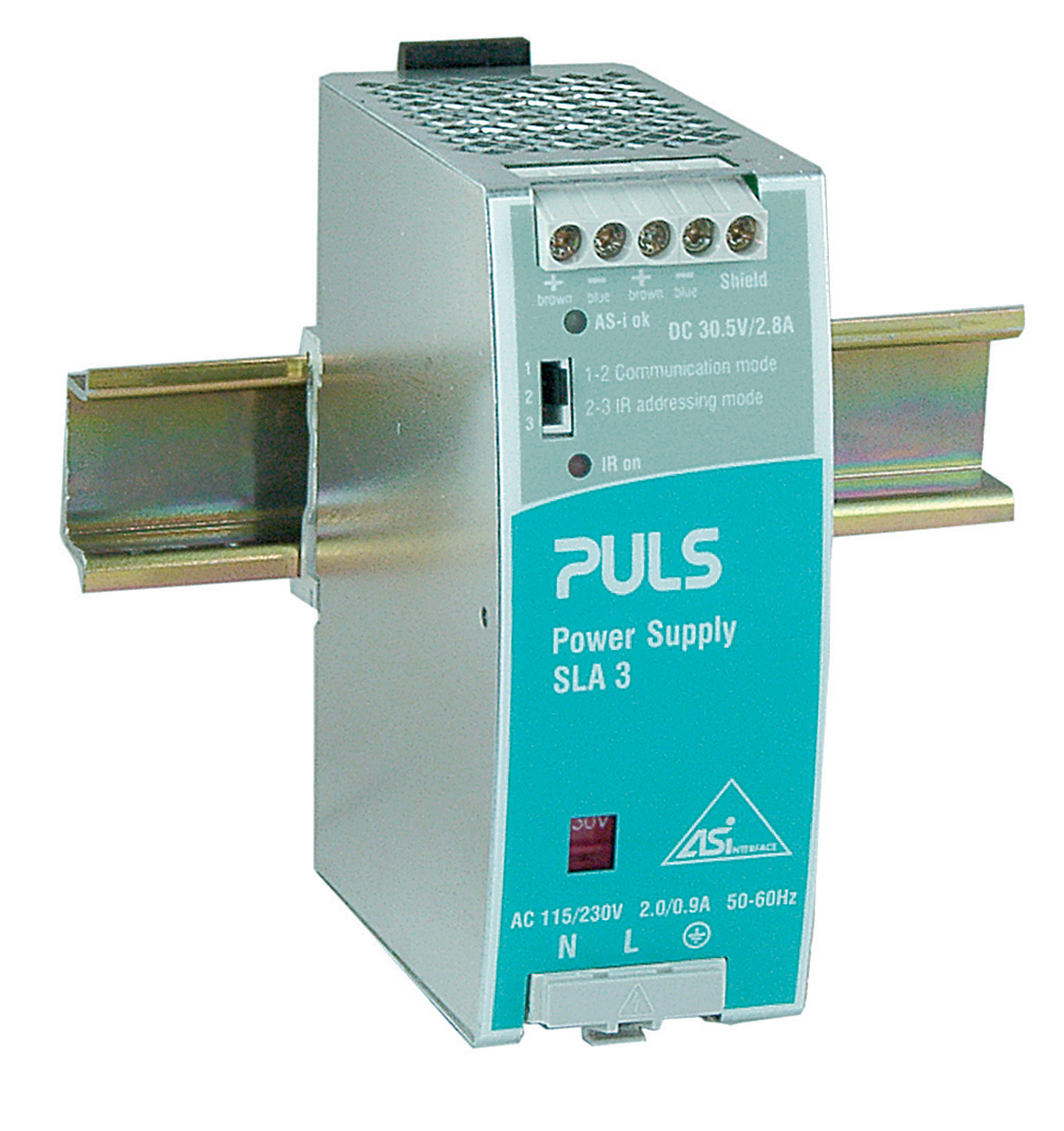PULS SLA3 Interface DIN Rail Power Supply 240V ac AC Input 30.6V, 2.8 A Output DC