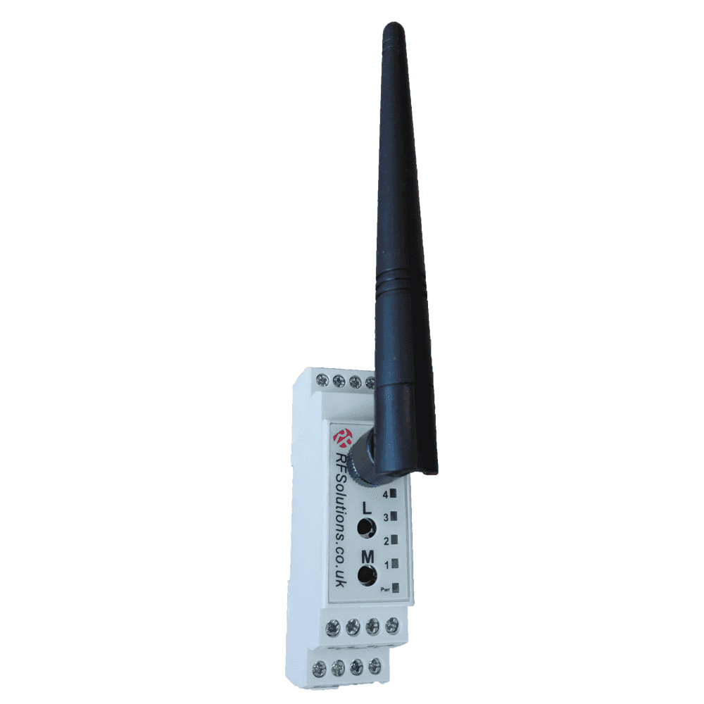 RF Solutions SLIMDIN-8R4 Remote Control System,868 MHz 4 km (FSK), 16 km (LORA)