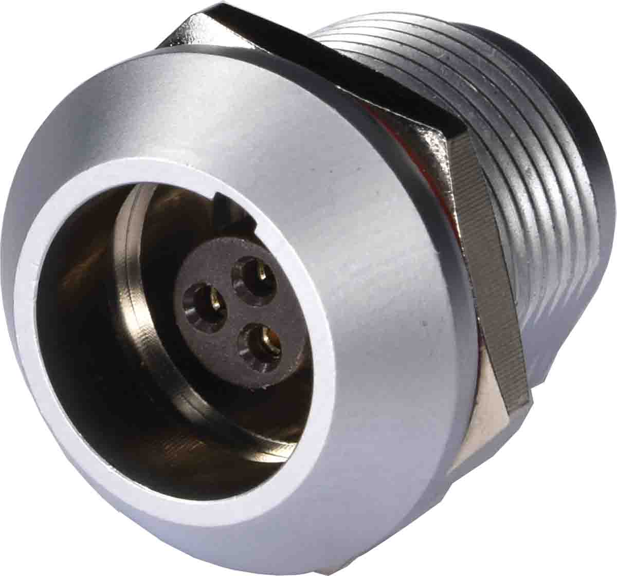 Amphenol PCD US Circular Connector, 3 Contacts, Rear, Standard Connector, Socket, Female, IP68, Luminus QuickConnect