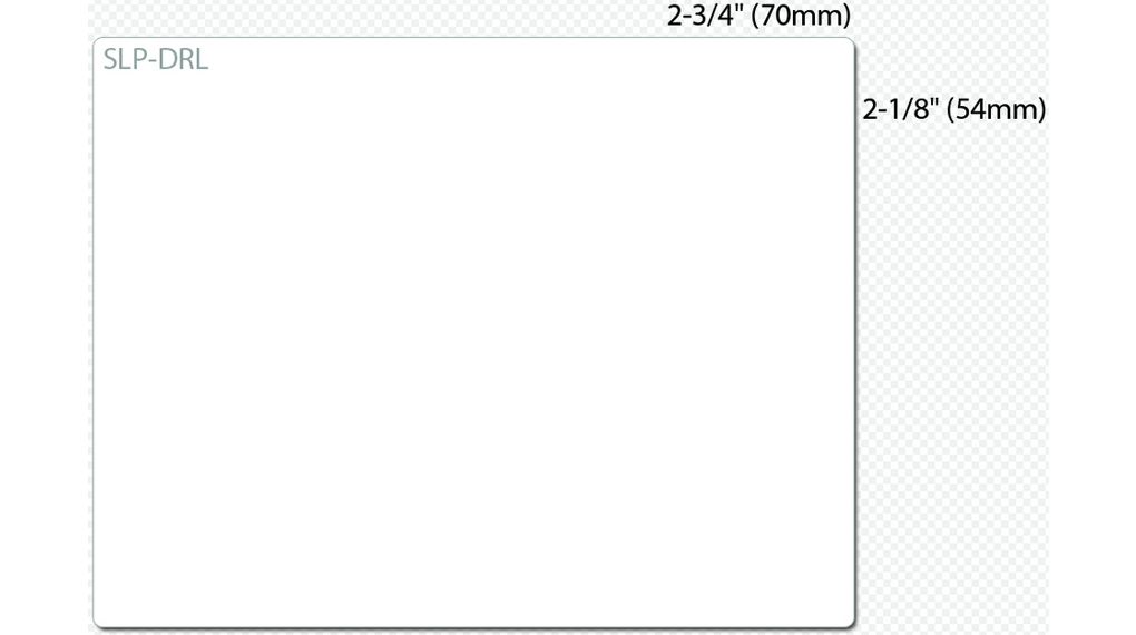 slp-drl Seiko Instruments White Label Roll, 54 mm Width, 320 Per Pack Qty, 70 mm