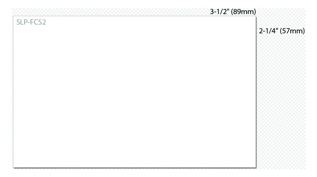 slp-fcs2 Seiko Instruments White Adhesive Name Badge Label Sheet, Pack of 300 Per Pack