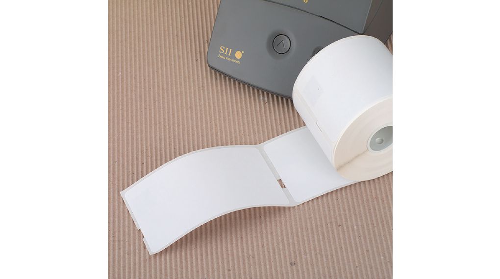 slp-srl Seiko Instruments White Label Roll, 54 mm Width, 220 Per Roll Qty, 101 mm