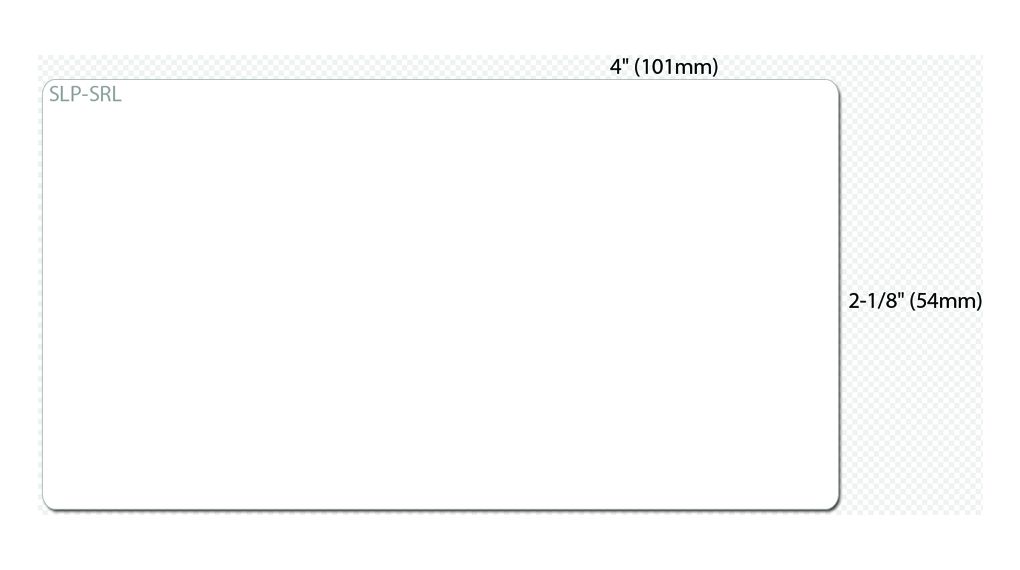 slp-srl Seiko Instruments White Label Roll, 54 mm Width, 220 Per Roll Qty, 101 mm
