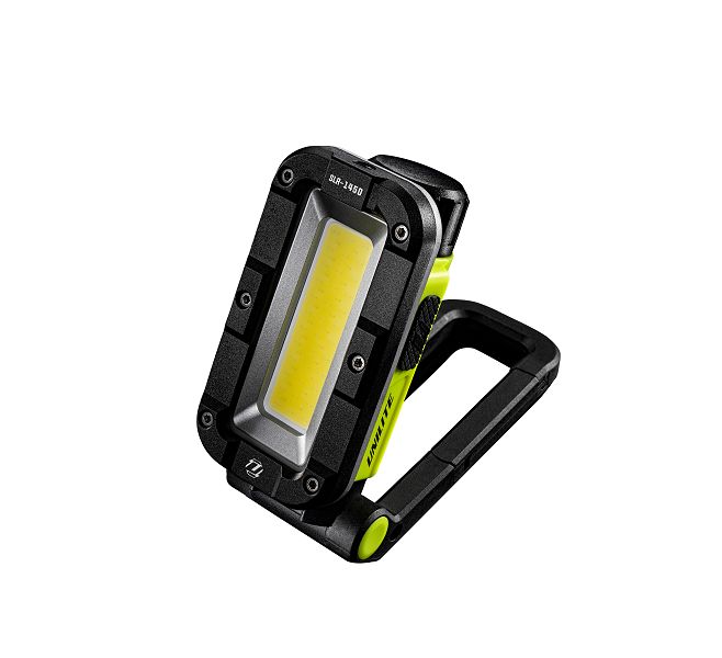 slr-1450 Unilite Rechargeable LED Folding Worklight Work Light, 1450 lm, USB Plug, 3.7V, IPX5