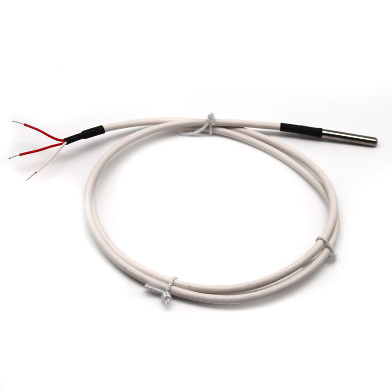 Prosensor PT100 Temperature Sensor 6 mm Dia, 100 mm Long, 3 Wire, Class A 105 °C Max