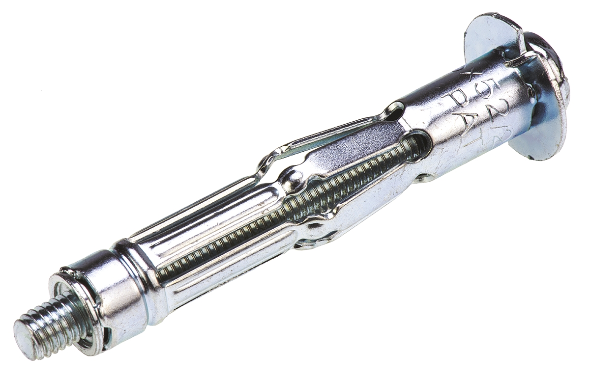 RawlPlug Steel Expanding Bolt Cavity Fixing, 10 mm fixing hole diameter