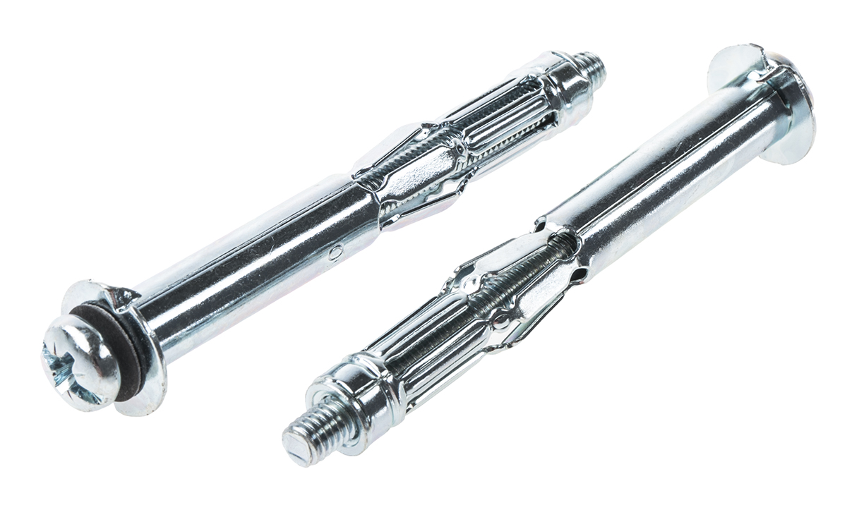 RawlPlug Stainless Steel Expanding Bolt Cavity Fixing, 12 mm fixing hole diameter