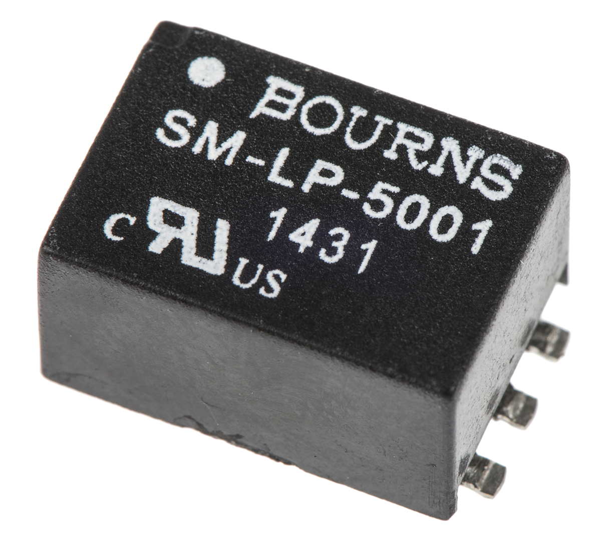 Bourns Surface Pulse Transformer 1:1 Turns Ratio, 3.8 h Prim. Inductance, 115Ω Prim. Resistance