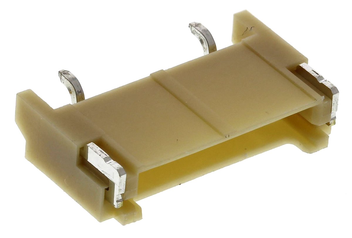 sm0280b-bhs-1-tblfsn JST BH Series Right Angle Surface PCB Header, 2 Contact(s), 8 mm Pitch, 1 Row, Shrouded