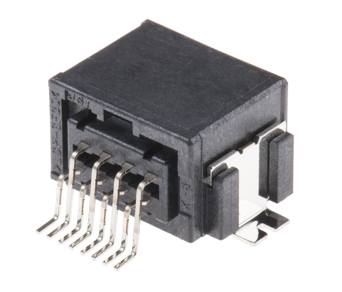 JST, CPT Automotive Connector Male Black Surface Mount 8 Way Solder Termination SM08B-CPTK-1A-TB