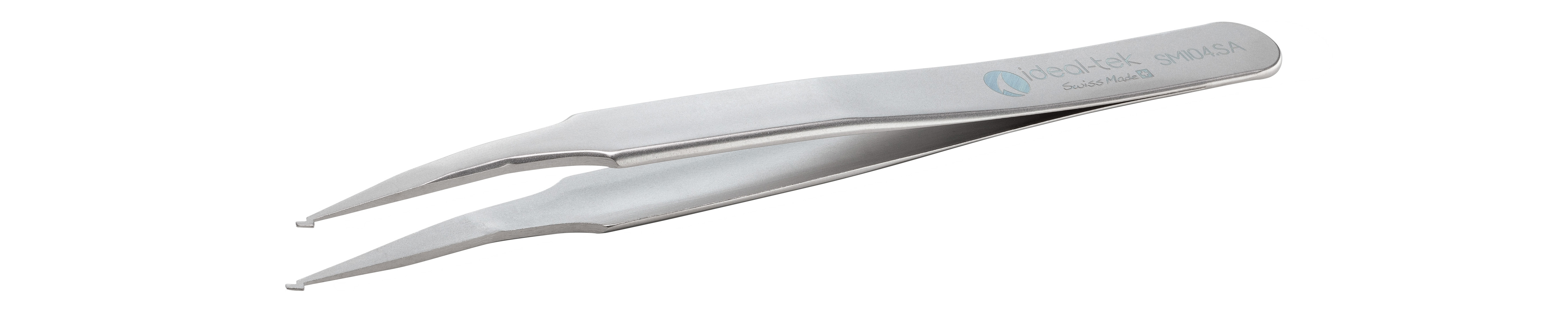 ideal-tek 120mm Stainless Steel Bent Tweezer