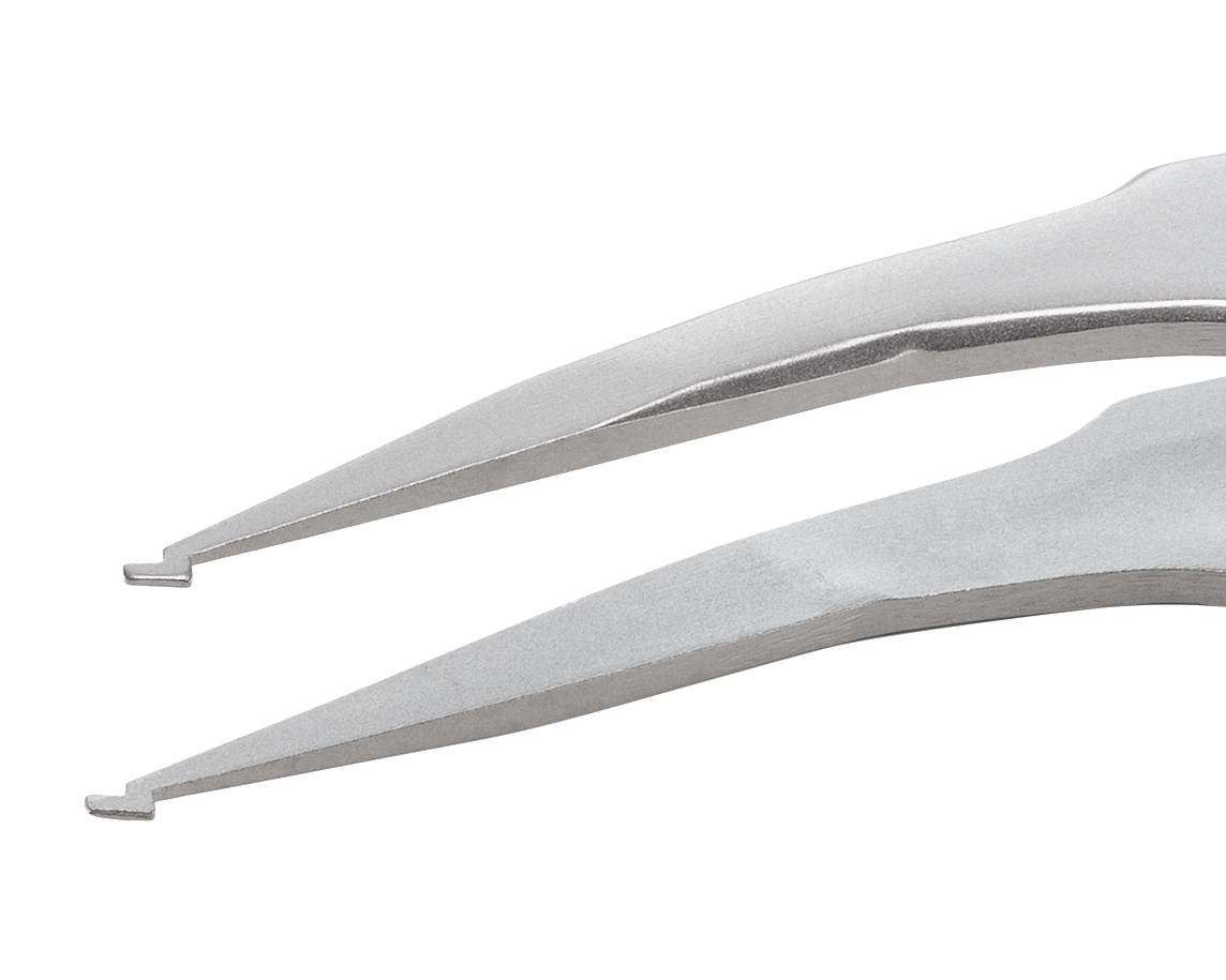 sm104sa1 ideal-tek 120mm Stainless Steel Bent Tweezer