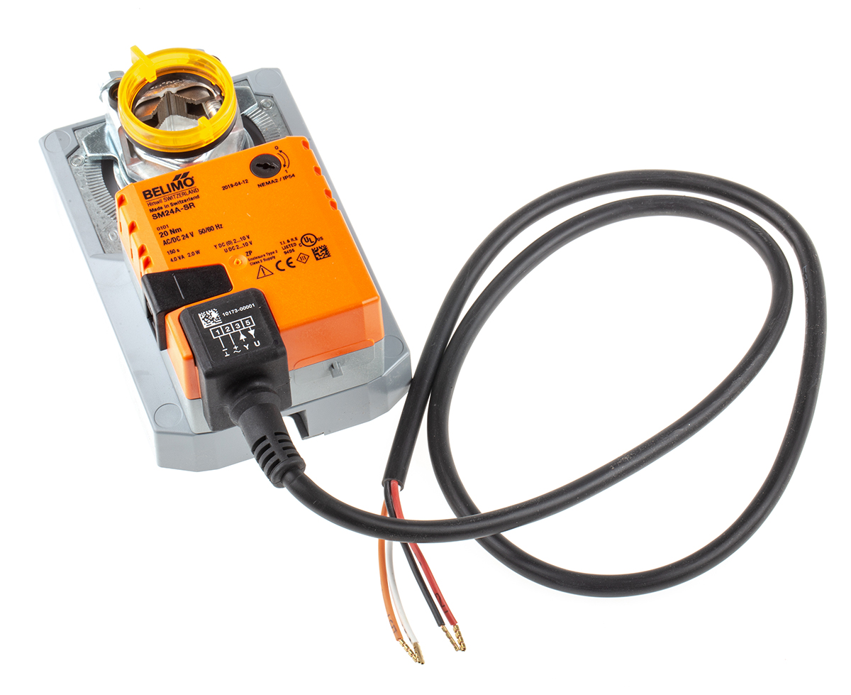 Belimo Modulating Damper Actuator, 20 Nm, 24V ac/dc