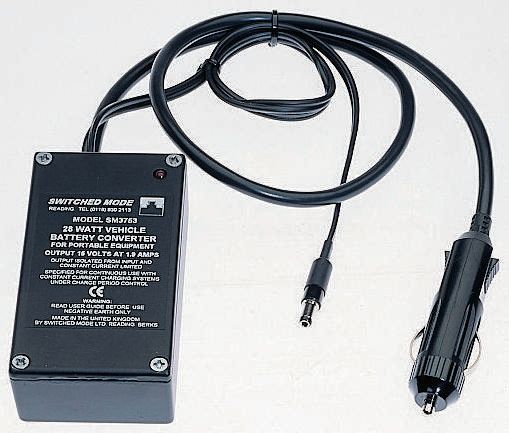 Custom Power Design Laptop Car Charger Plug-In Max Input 12V dc Max Output 15V dc, 2.4 A