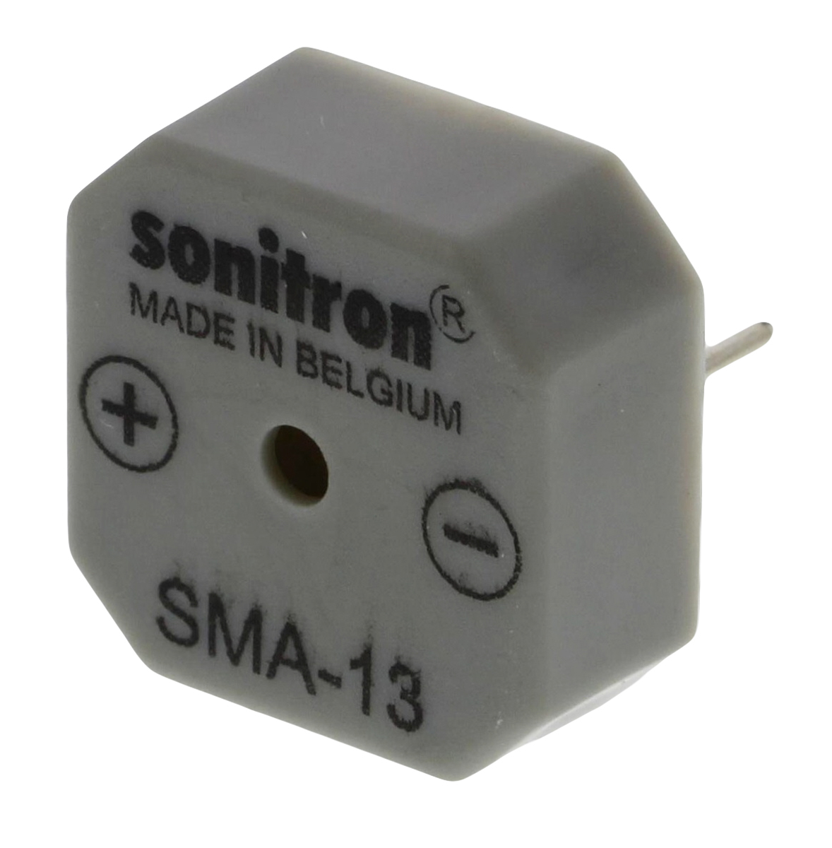 Sonitron 75 dB Through Hole Continuous Internal 6 mm Buzzer 13.9 mm 1.5 V dc Min 24 V dc Max