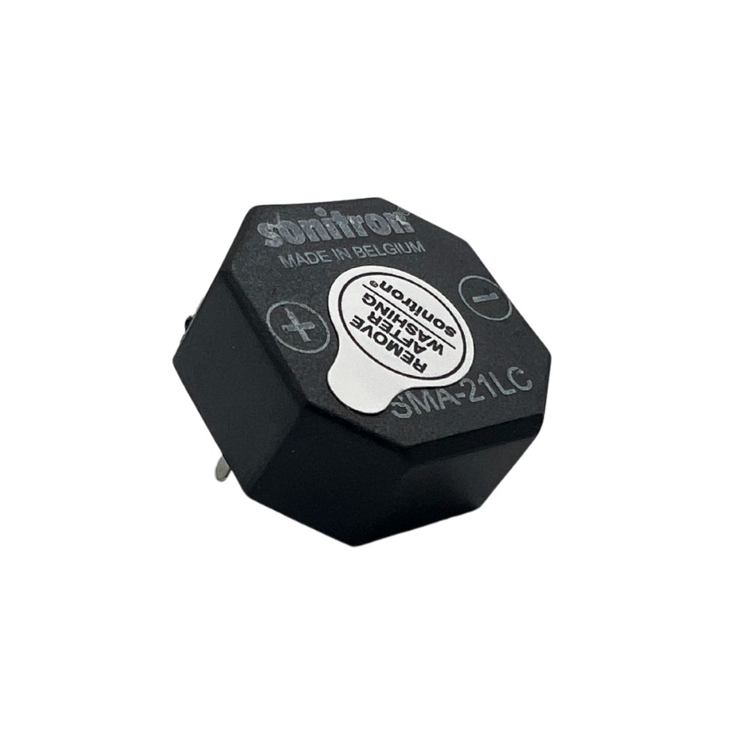 Sonitron 87 dBA Through Hole Continuous Internal 21 mm Piezo Buzzer Component 21 mm 2 V Min 6 V dc Max