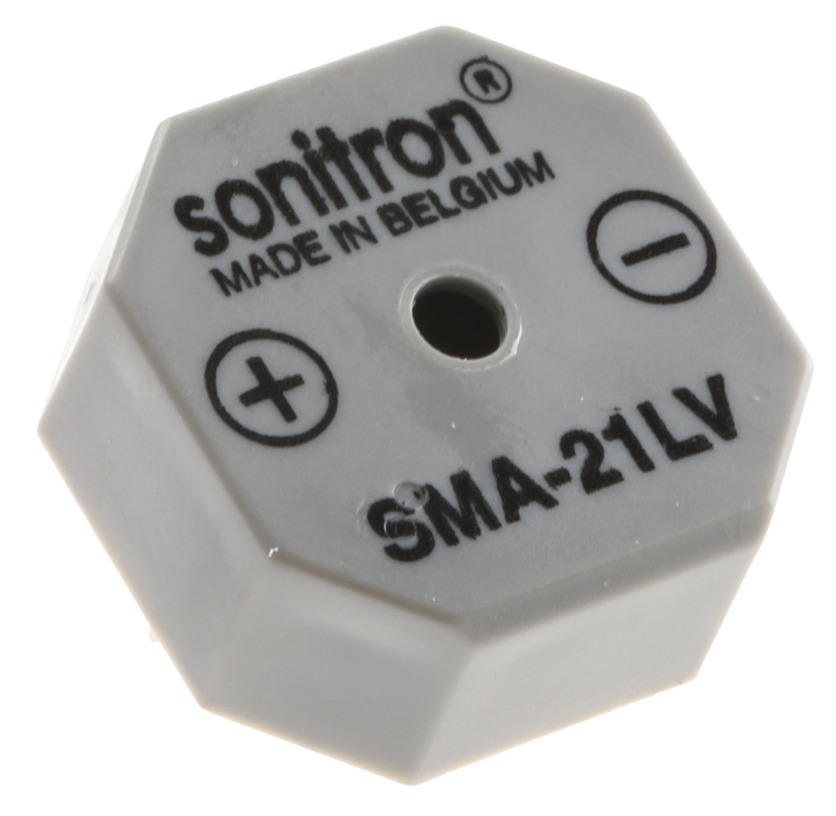 Sonitron 87 dB Surface Mount Continuous Internal 9.5 mm Buzzer 21 mm 2 V dc Min 6V dc Max