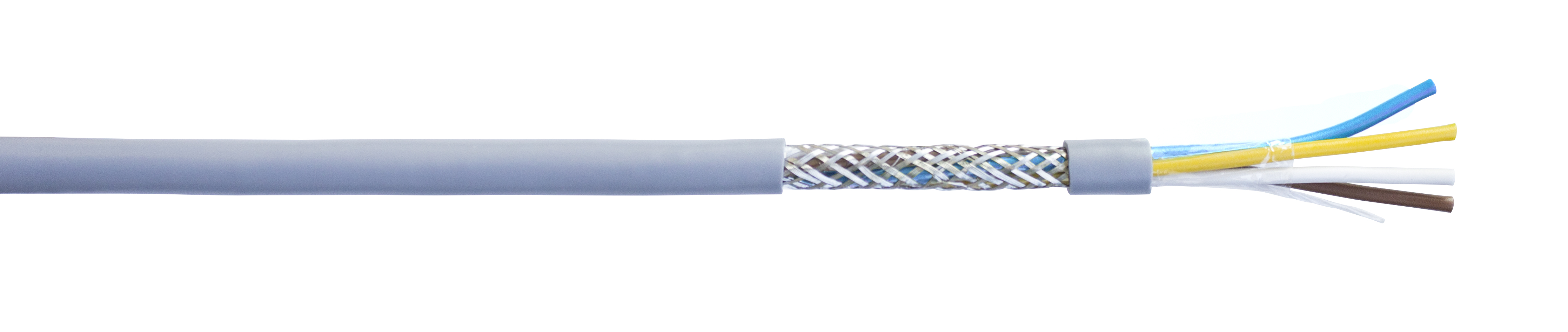 AXINDUS Control Cable Screened, 6.1 mm, 19 AWG Grey
