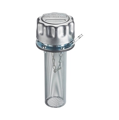 Stauff Hydraulic Breather Cap SMBB-80-S-O-40-O-C-S080-O 80 mm, Push-in Polypropylene Silver