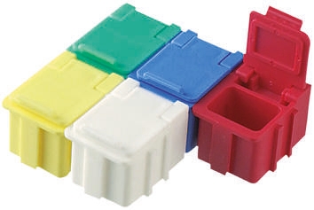 Licefa 5 Cell White ABS Compartment Box, 21 mm x 29mm x 22 mm