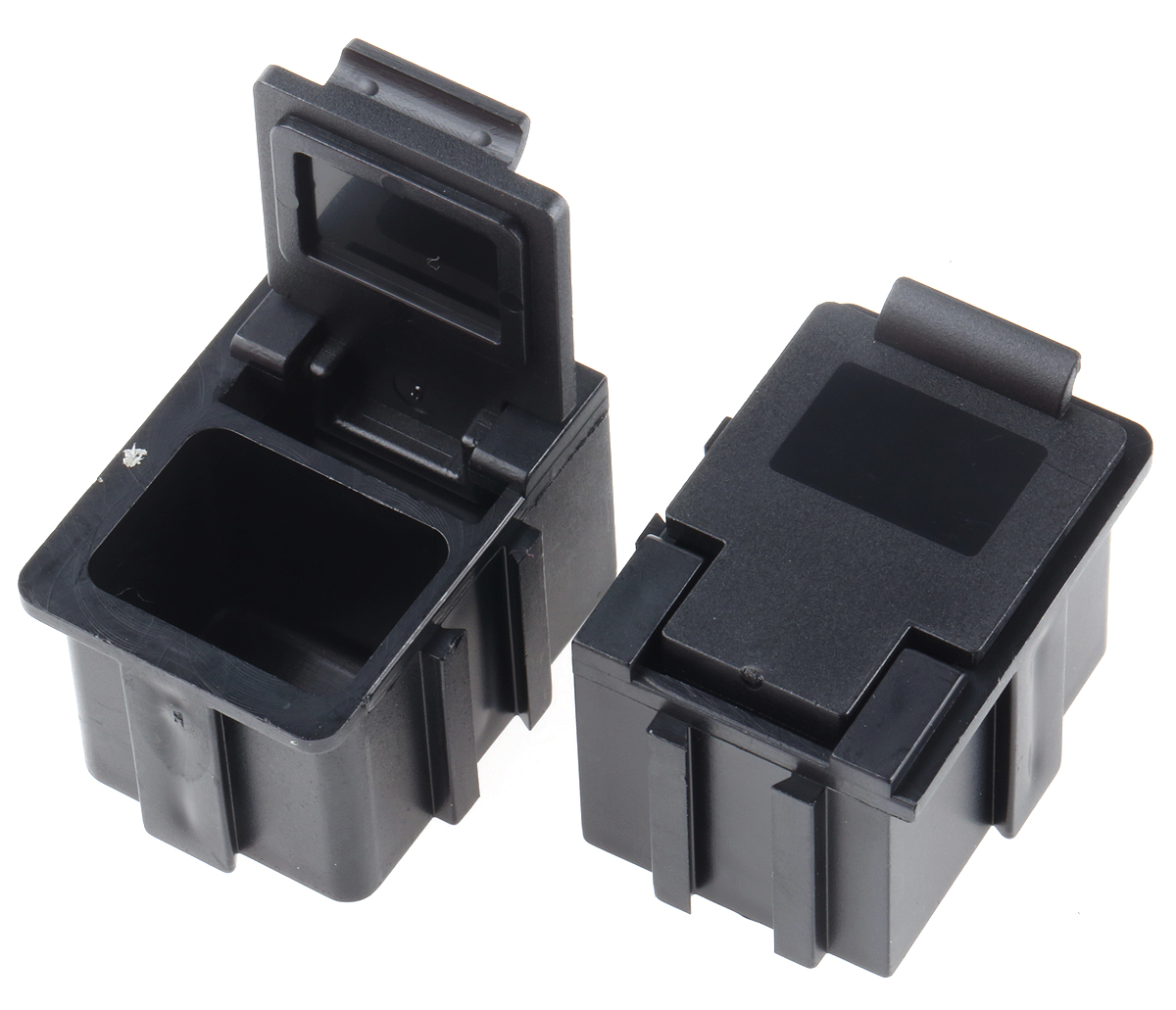 Licefa Black Polystyrene Compartment Box, 21 mm x 29mm x 22 mm
