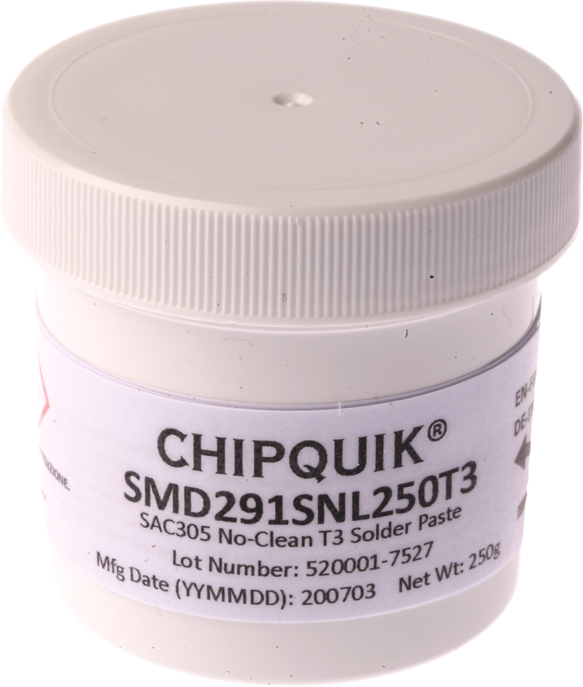 CHIPQUIK Lead Free Solder Paste, 250 g Jar