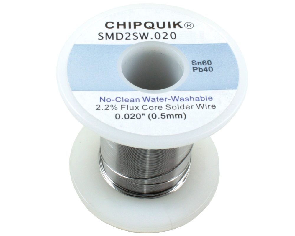 CHIPQUIK Wire, 0.5 mm Solder, 188 °C Melting Point