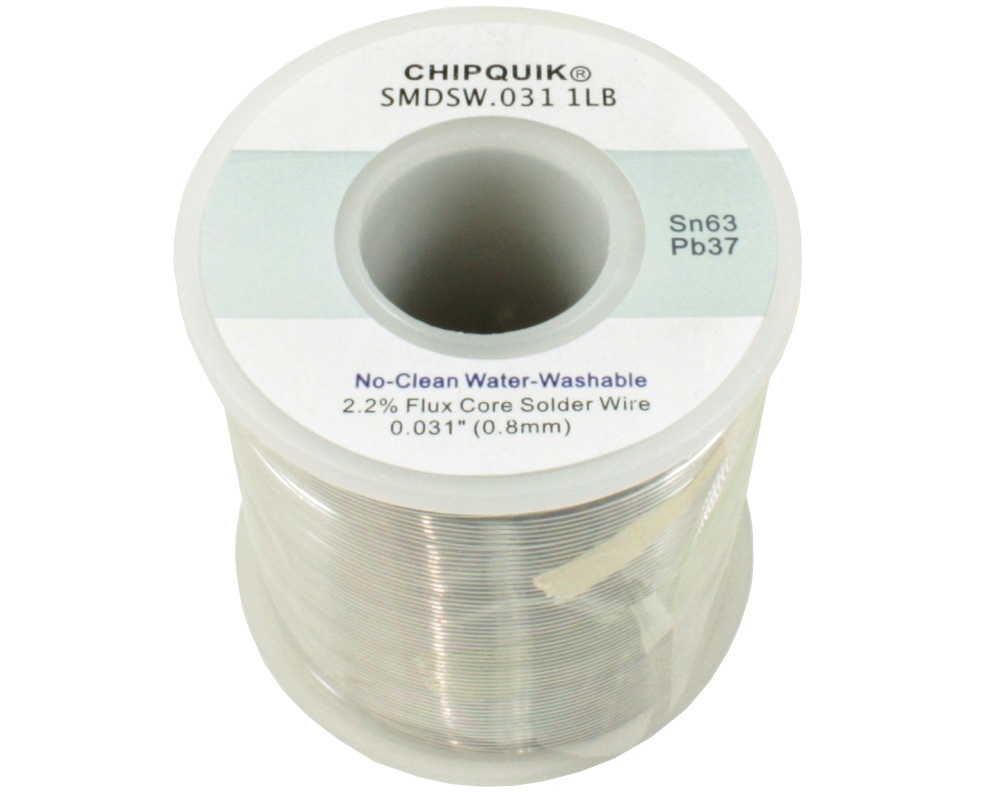 CHIPQUIK Wire, 0.8 mm Solder, 183 °C Melting Point