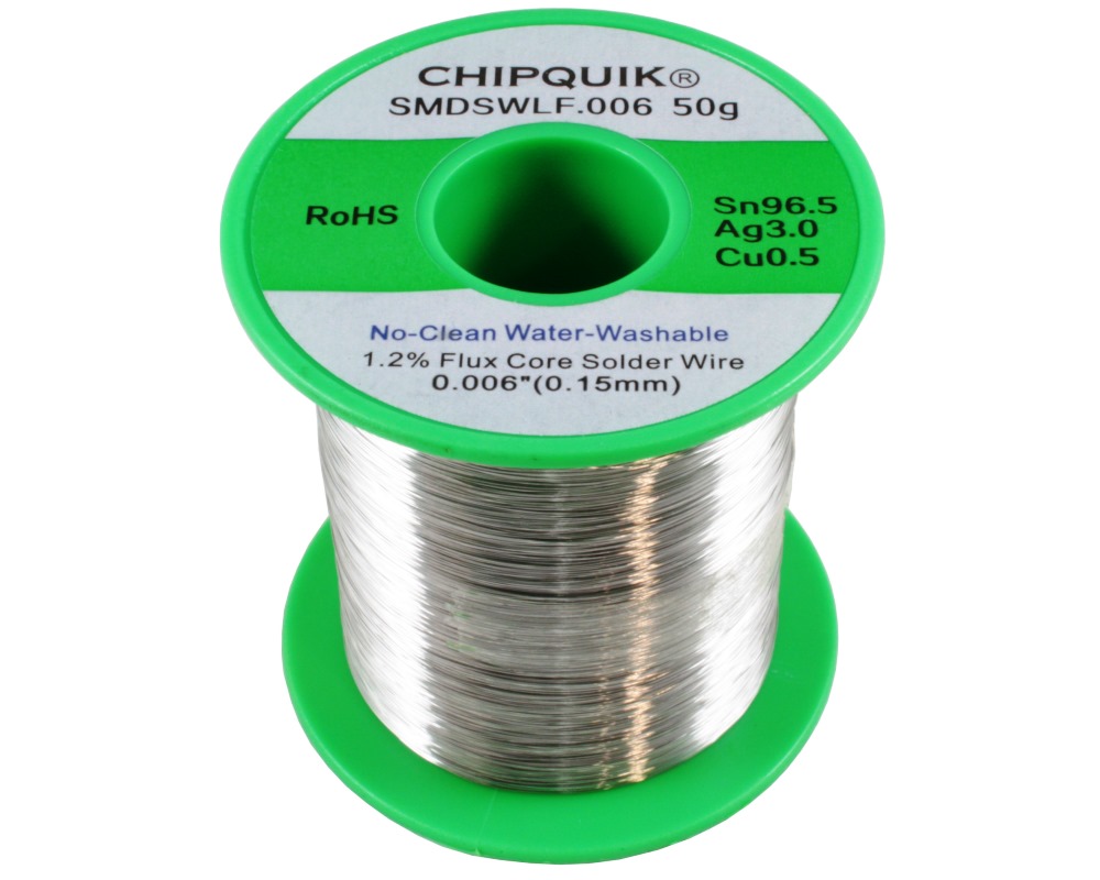 CHIPQUIK Wire, 0.15 mm Solder, 217 °C Melting Point