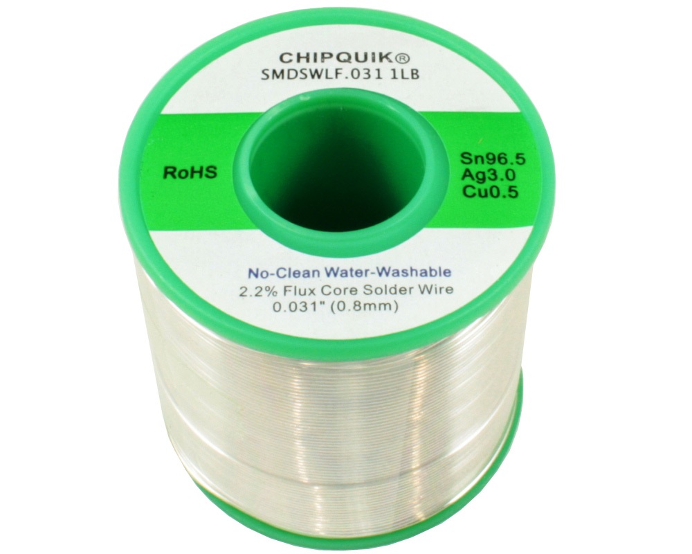 CHIPQUIK Wire, 0.8 mm Solder, 217 °C Melting Point